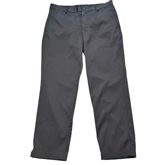 Nike Men's Gray Performance Stretch Dri Fit Straight Leg Pants Size 34/30 - Picture 1 of 6